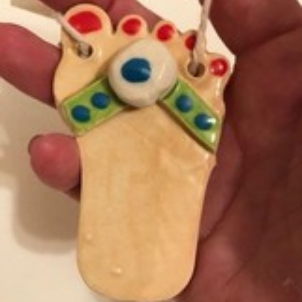 Flip Flop Ornament Christmas Wall Hanger Hanger